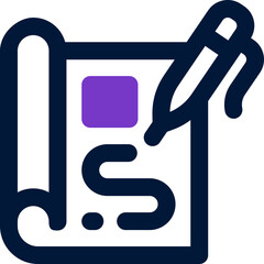 planning duotone icon. Sleek and modern vector icon for websites, mobile apps, marketing materials, and corporate design. Fully scalable and ready to use.