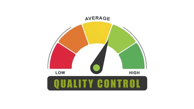 Quality Control Meter: Low Average High Rating Gauge