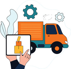 Online Delivery Service Concept