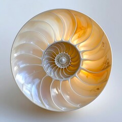 Obraz premium Spiral shell, intricate design
