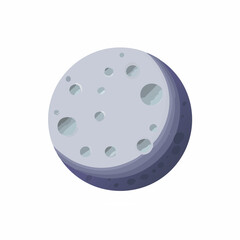 Obraz premium Moon of the planet earth