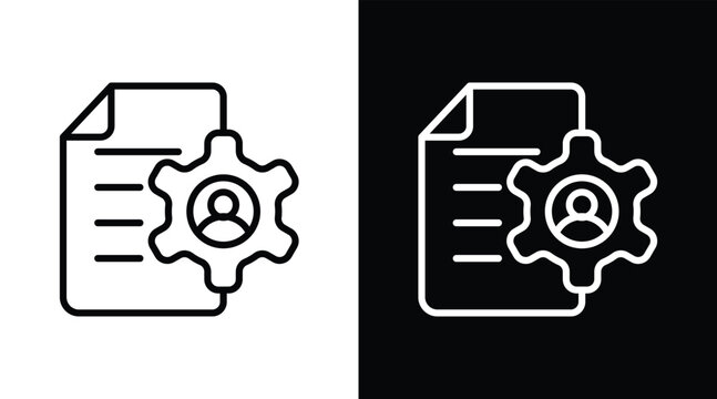 guidance Two-tone version in black and white background