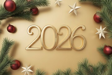 Minimal Dark New Year 2026 Holiday Background for Modern Branding