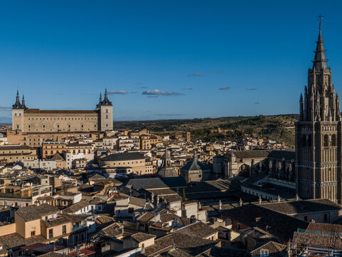 Toledo was the capital of Spain with Christian, Arab and Jewish culture.