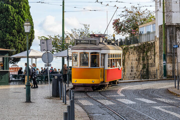 la citt&agrave; di Lisbona