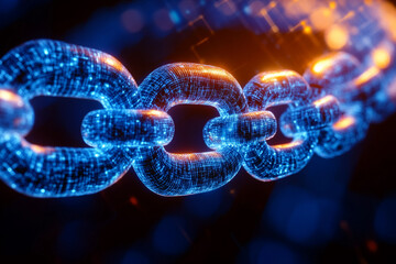 Colorful molecular structure showing futuristic biology, genetic mutations, and medical science, generative ai