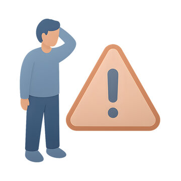 Something Went Wrong Generic Error State SaaS UI Illustration for Software Interface