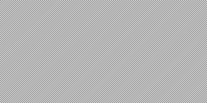 Thin slash line seamless pattern. Repeated fine diagonal lines background. Pinstripe linear wallpaper. Abstract tilted slanted stripes backdrop. Repeating oblique strip texture overlay. Vector