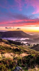 Sunrise over a misty valley (2)
