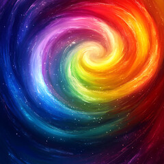 Expressive abstract painting style featuring vibrant gradients flowing transitions high resolution picture