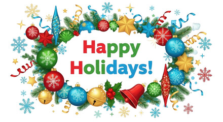 Fototapeta premium christmas tree with gifts