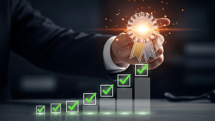 Business Success Achievements and Growth Concept