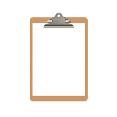 Blank Clipboard on a Table Waiting for Notes in an Office Setting During the Daytime