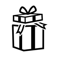 Decorative gift box with bow