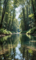 Peaceful Forest River