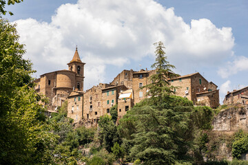 a view of Vetralla old town, province of Viterbo, Lazio, Italy