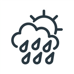 Obraz premium rain, storm, cloud, weather, overcast, dripping, downpour, wet, gloomy