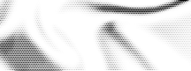 Hexagon overlay pattern with fade halftone corner for trail gradient dot. Honeycomb plain transition with hexagon grunge subtle for minimalist graphic perforated. Monochrome dinamic hexagon. © RDVector