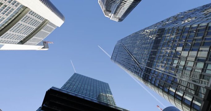 modern office buildings