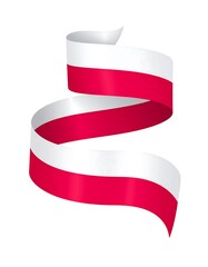 Swirling Polish flag