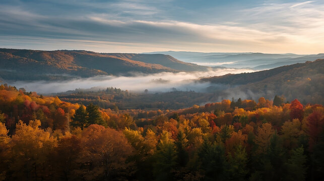 autumn in the mountains