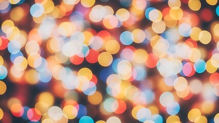 Fototapeta premium Colorful bokeh lights