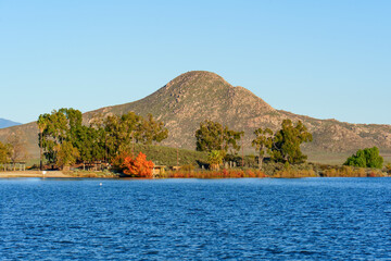 Lake Perris State Recreation Area Mountain Landscape
