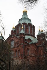 Fototapeta premium Cathédrale Ouspenski - Helsinki