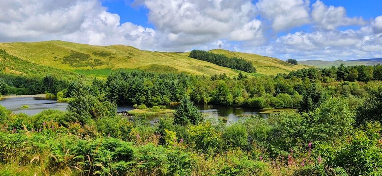 Verte vall&eacute;e au pays de galles