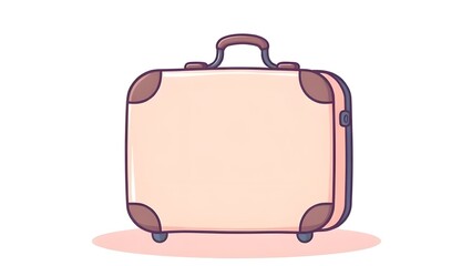 suitcase isolated on white background