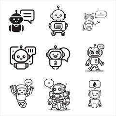 Help Bot AI Chatbot Robot Speech Bubble