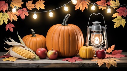 Autumn harvest still life