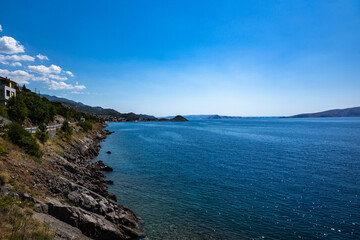 Fototapeta premium Croatia. Beautiful nature and landscape. A perfect summer holidays travel destination. Beach croatia sea nature beauty.