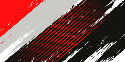 Modern futuristic blank red gray white abstract background vector illustration. eps 10