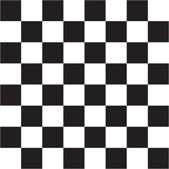 Checkers board game, board background, vector image

