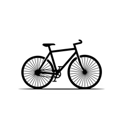 Classic bicycle silhouette