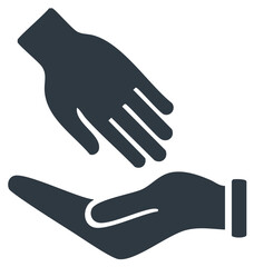 Obraz premium Hand Offering Assistance Helping Hand Gesture Palm Giving Hands Solidarity Cooperation Partnership Support Care