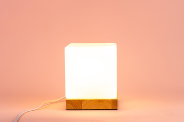 Light lamp growing in the room