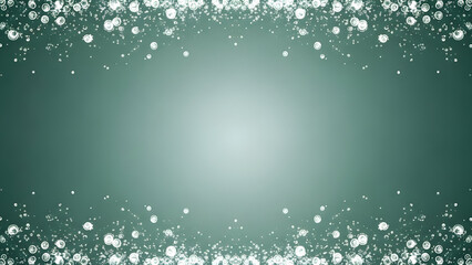 Glowing light background with sparkling white accents and green gradient