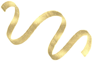 Gold glitter ribbon banner luxury illustration