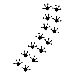 Frog Tracks Feet