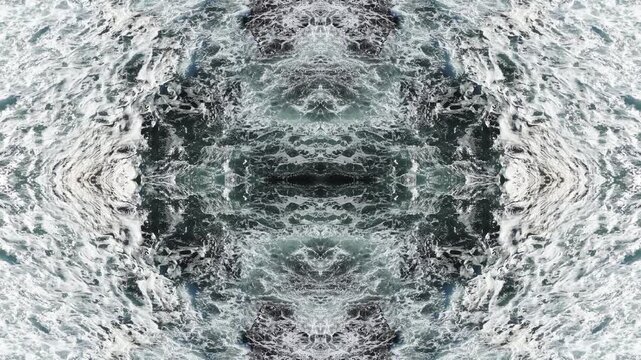 Conceptuel and enigmatic vision os waves
