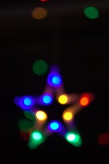 abstract background of colorful lights
