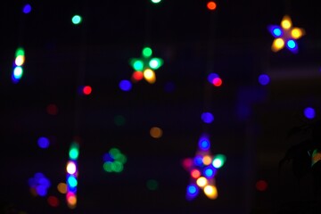christmas lights background