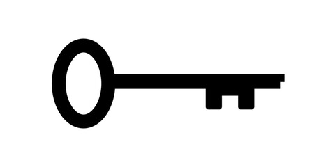 Old Door Key Icon