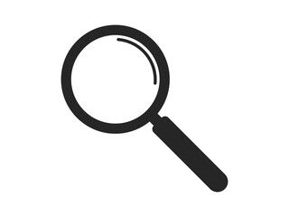 Magnifying glass icon, Search or loupe icon