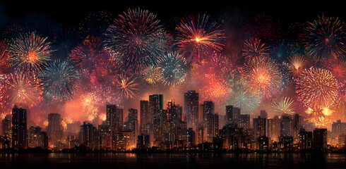 New years eve celebration background