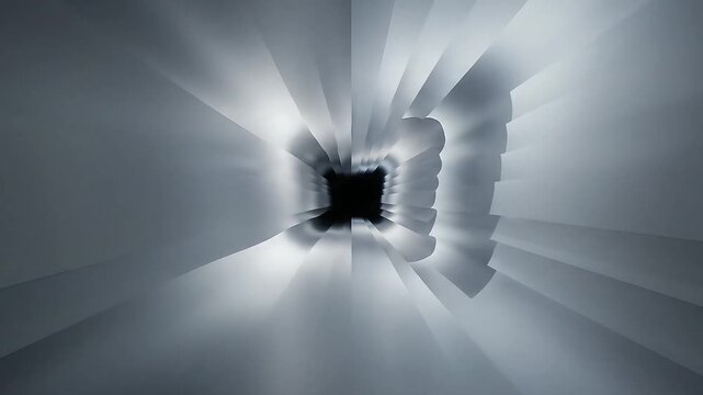 Abstract Volumetric Light Corridor with Depth