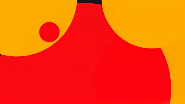 Abstract Geometric Composition: A dynamic arrangement of overlapping circles in vibrant hues, creating a visually stimulating interplay of shapes and colors.
