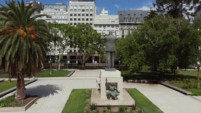Juan Domingo Peron Monument in Buenos Aires Park